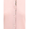 Burberry Check collar wool Cardigan Burberry