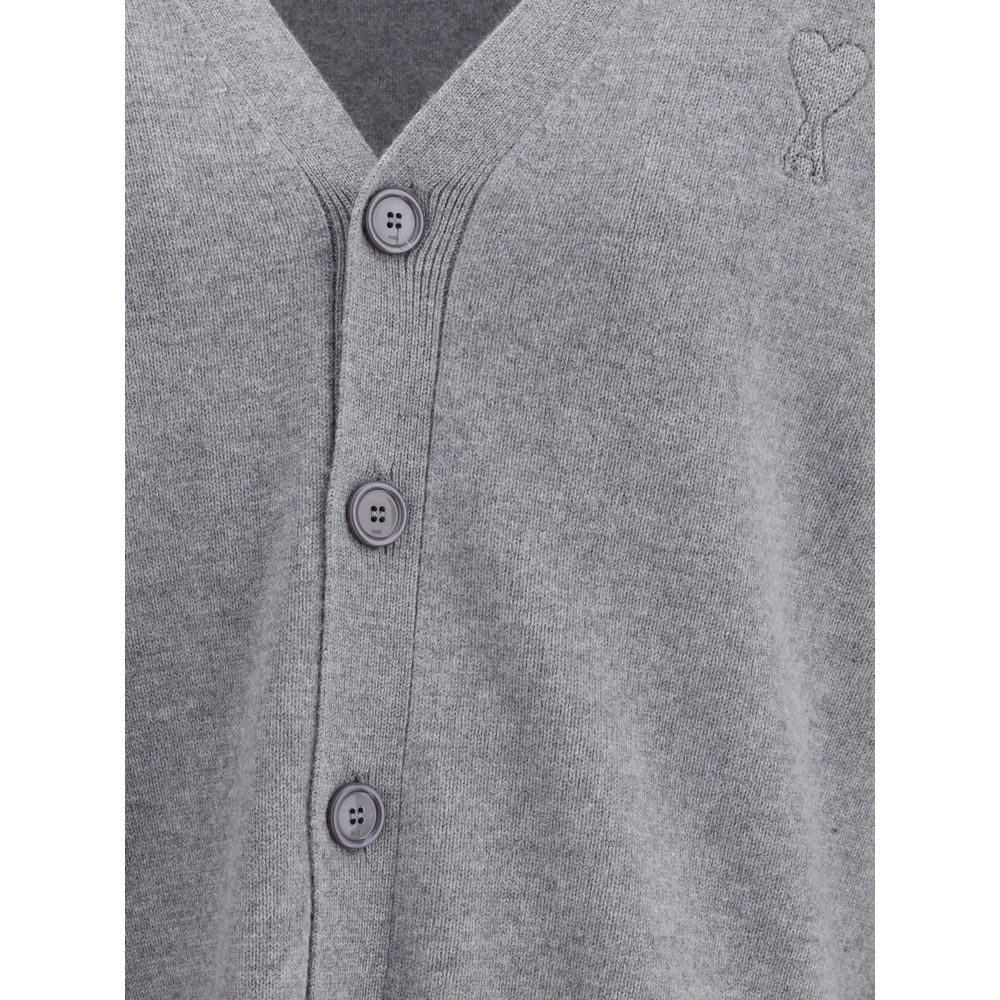 Ami Paris Ami De Coeur Cardigan Ami Paris