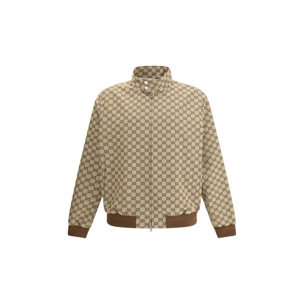 Gucci Beige Cotton Shell Jacket Gucci