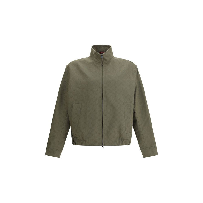 Gucci Green Cotton Bomber Gucci