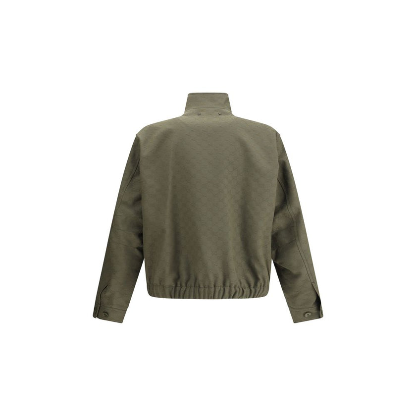 Gucci Green Cotton Bomber Gucci