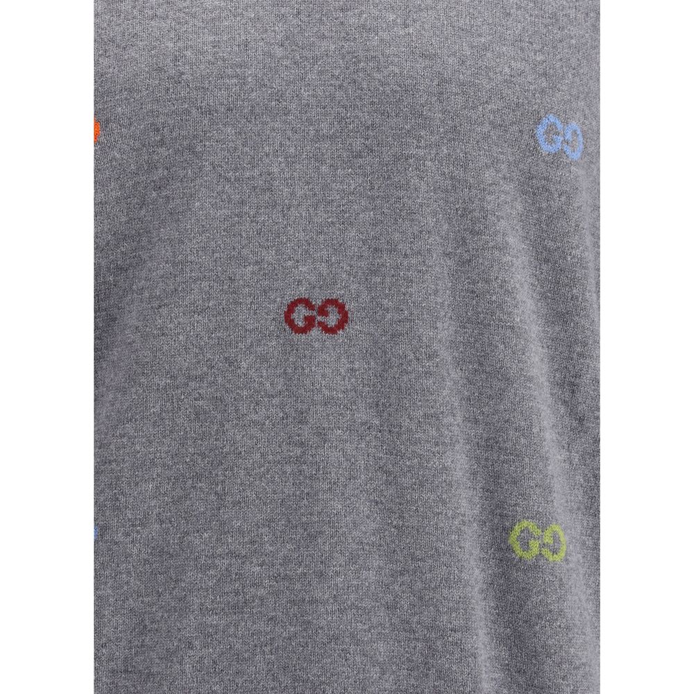 Gucci Multicolor logo cashmere Sweater Gucci