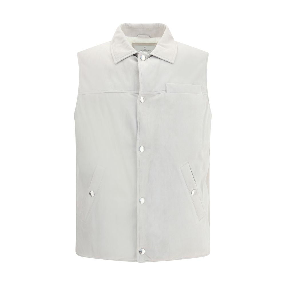 Brunello Cucinelli Padded leather Vest Brunello Cucinelli