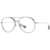 Moncler Gray Metal Glasses Frame Moncler