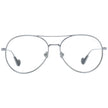 Moncler Gray Metal Glasses Frame Moncler