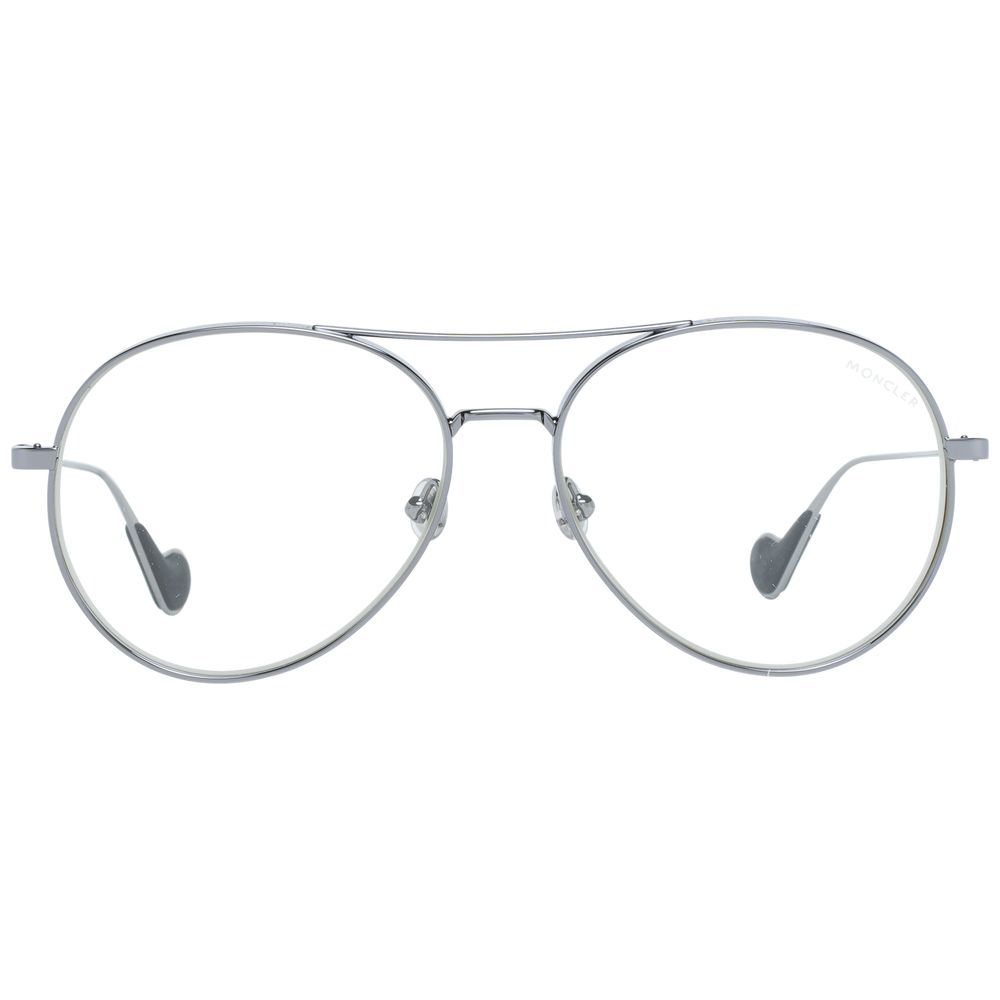 Moncler Gray Metal Glasses Frame Moncler