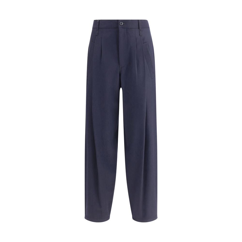 Giorgio Armani Lightweight wool cloth single-dart Pants Giorgio Armani