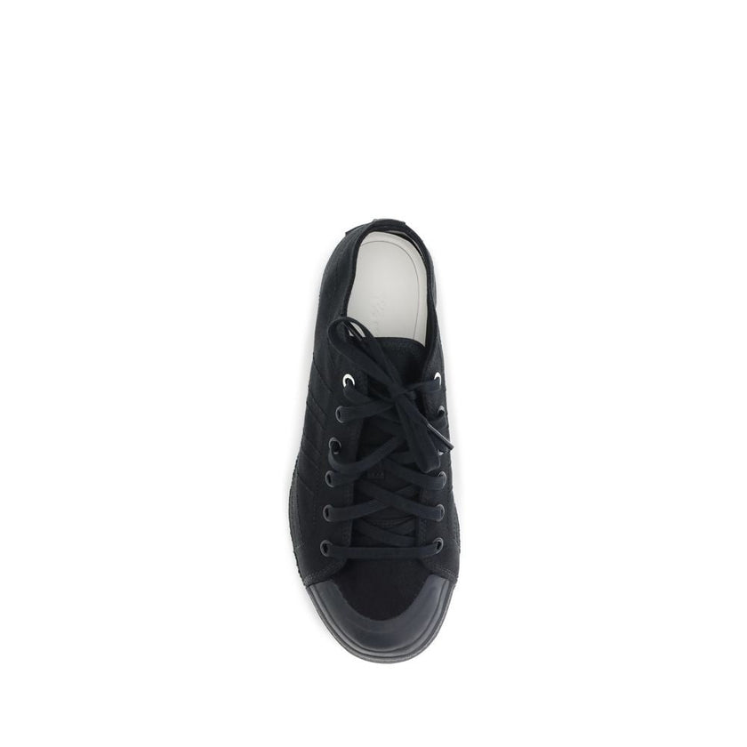 Y-3 Black Fabric Athletic Sneakers Y-3