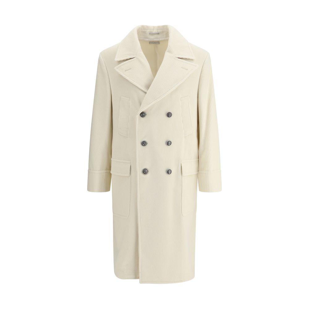 Brunello Cucinelli Ribbed cashmere Coat Brunello Cucinelli