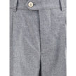 Brunello Cucinelli Cashmere-silk flannel Pants Brunello Cucinelli