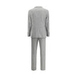Brunello Cucinelli Wool and cashmere buttoned grisaille Suit Brunello Cucinelli