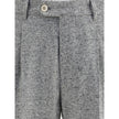 Brunello Cucinelli Wool and cashmere buttoned grisaille Suit Brunello Cucinelli