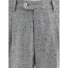 Brunello Cucinelli Wool and cashmere buttoned grisaille Suit Brunello Cucinelli