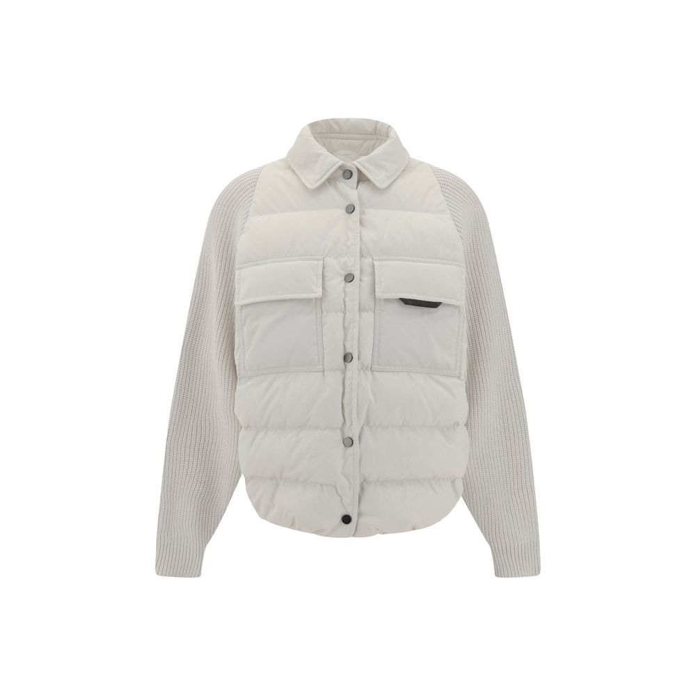 Brunello Cucinelli Jacket with iconic jewelry details Brunello Cucinelli