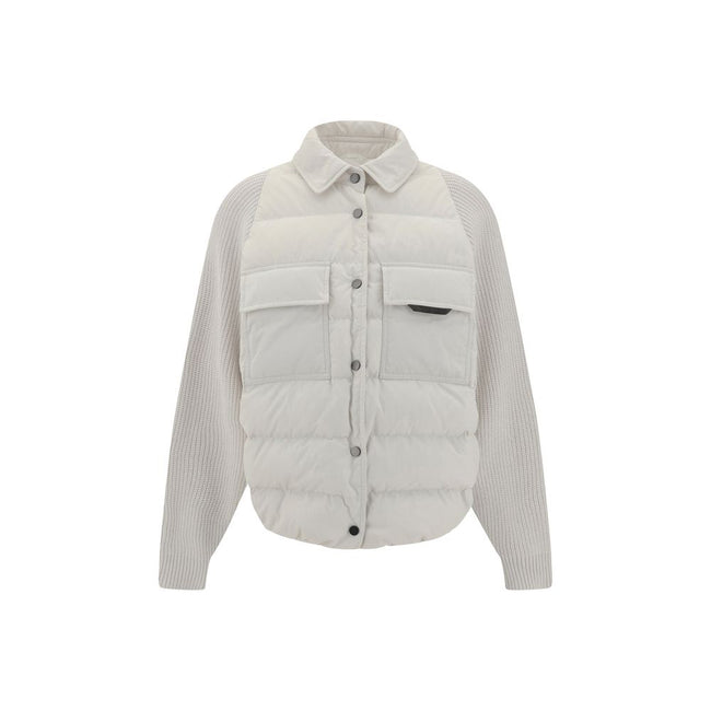 Brunello Cucinelli Jacket with iconic jewelry details Brunello Cucinelli