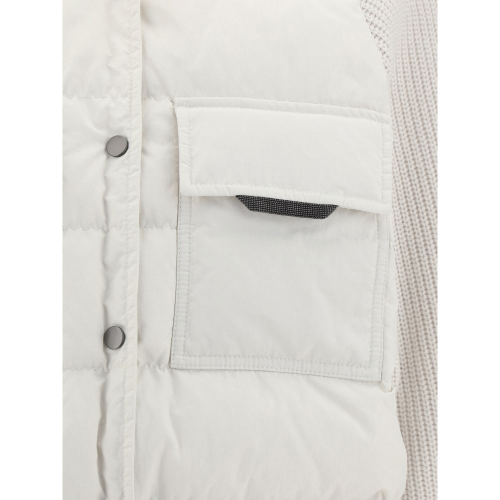 Brunello Cucinelli Jacket with iconic jewelry details Brunello Cucinelli
