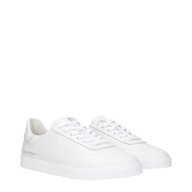 Givenchy White Leather Low Tops Givenchy