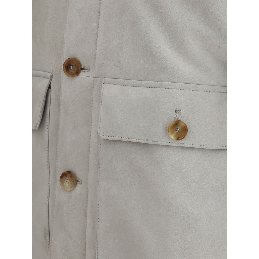 Brunello Cucinelli Suede Jacket Brunello Cucinelli