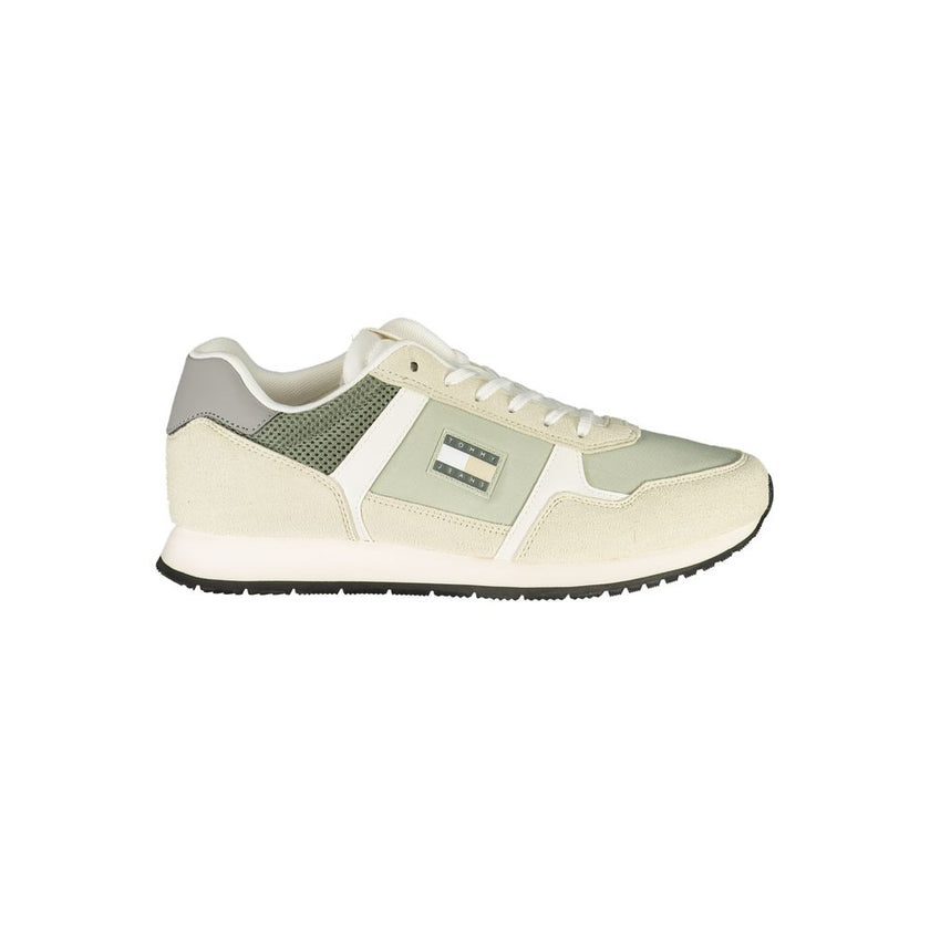 Tommy Hilfiger Green Polyester Men Sneaker Tommy Hilfiger
