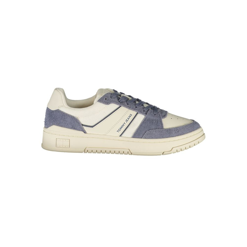 Tommy Hilfiger White Leather Men Sneaker Tommy Hilfiger