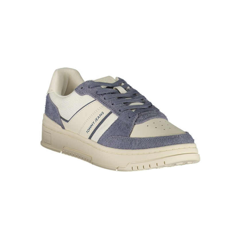 Tommy Hilfiger White Leather Men Sneaker Tommy Hilfiger