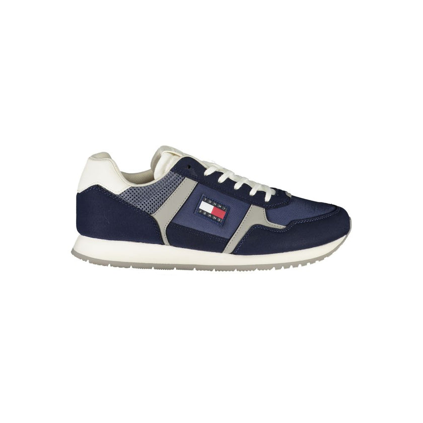 Tommy Hilfiger Blue Polyester Men Sneaker Tommy Hilfiger