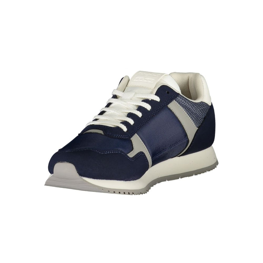 Tommy Hilfiger Blue Polyester Men Sneaker Tommy Hilfiger