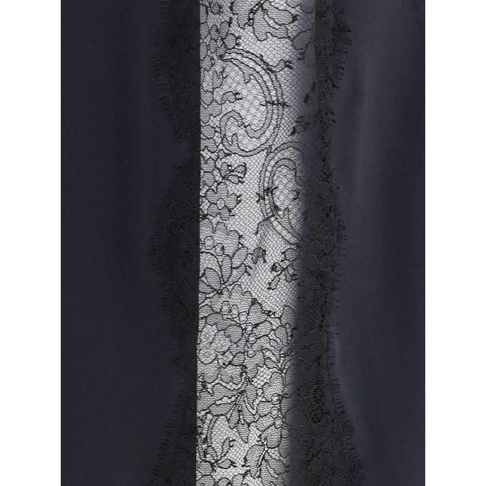 Tom Ford Satin Skirt with lace details Tom Ford
