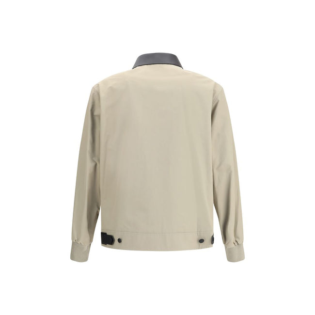 Givenchy Cotton Harrington Jacket with leather details Givenchy