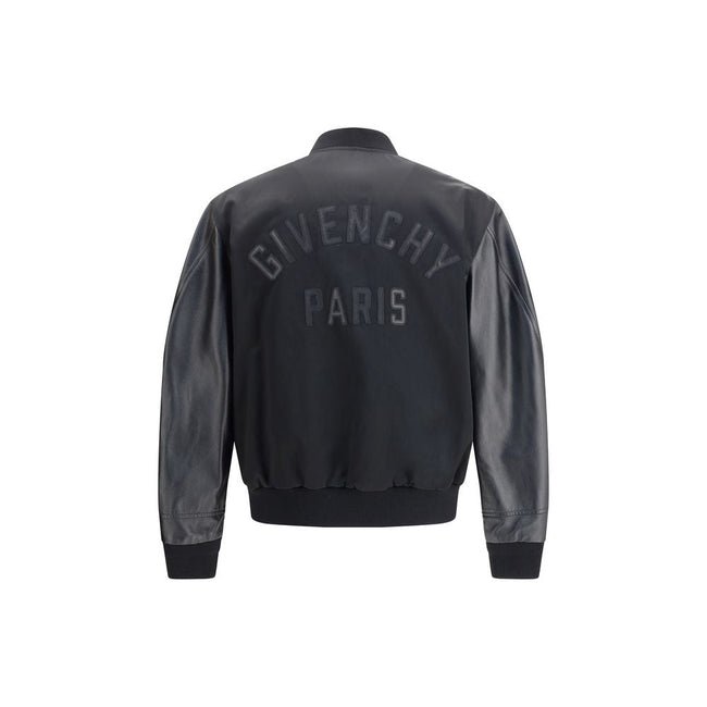 Givenchy Leather and satin bomber Jacket Givenchy