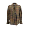 Saint Laurent Cassandre check lavallière Shirt Saint Laurent