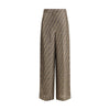 Fendi Monogram pattern silk Pants Fendi