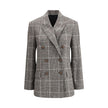 Brunello Cucinelli Alpaca and wool Prince de Galles Blazer Brunello Cucinelli