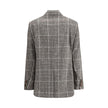 Brunello Cucinelli Alpaca and wool Prince de Galles Blazer Brunello Cucinelli