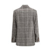 Brunello Cucinelli Alpaca and wool Prince de Galles Blazer Brunello Cucinelli