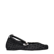 Max Mara Black Leather Ballet Flats Max Mara