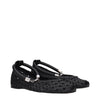 Max Mara Black Leather Ballet Flats Max Mara