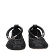 Max Mara Black Leather Ballet Flats Max Mara