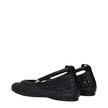 Max Mara Black Leather Ballet Flats Max Mara