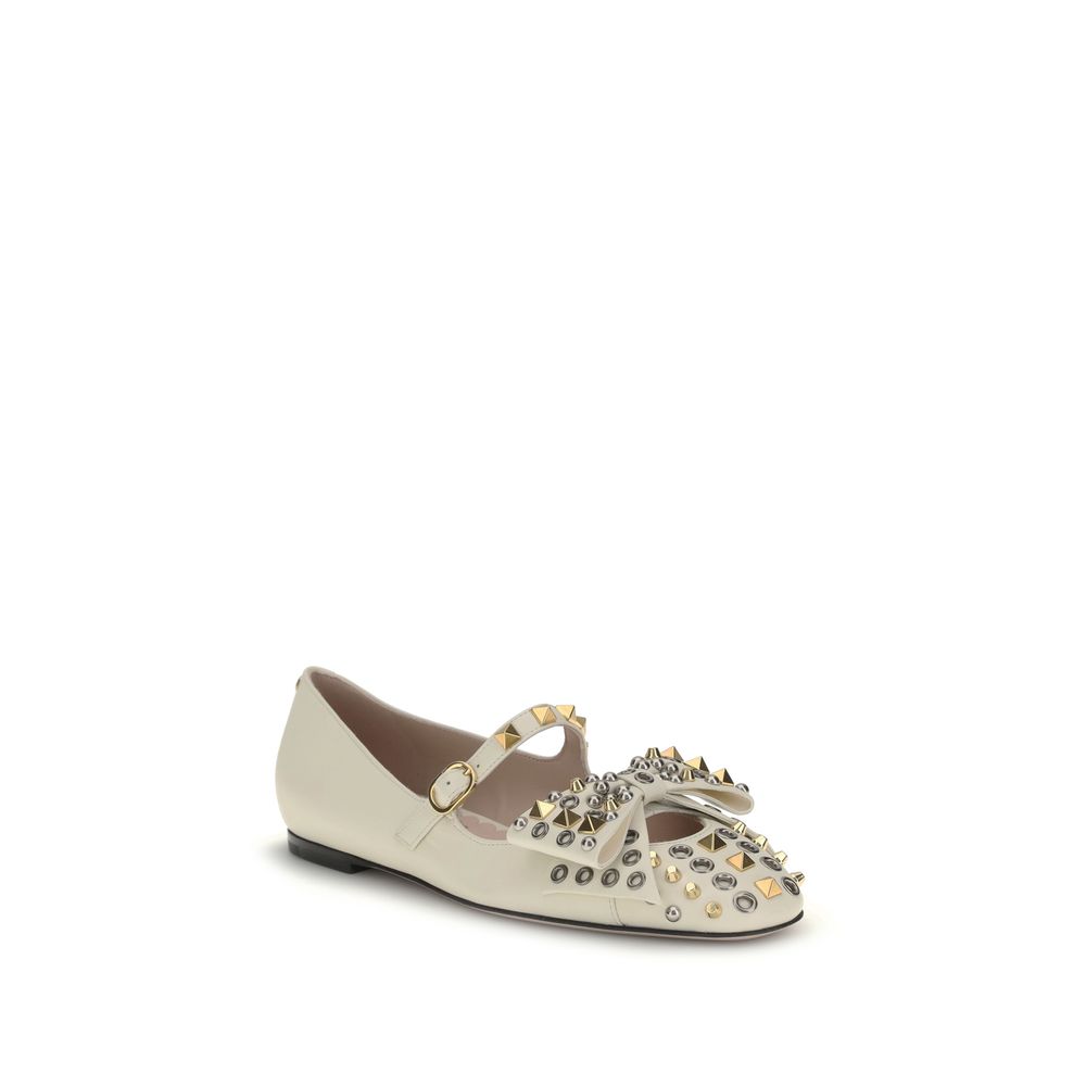 Valentino Garavani Mary-Jane Bowow Ballerinas Valentino Garavani