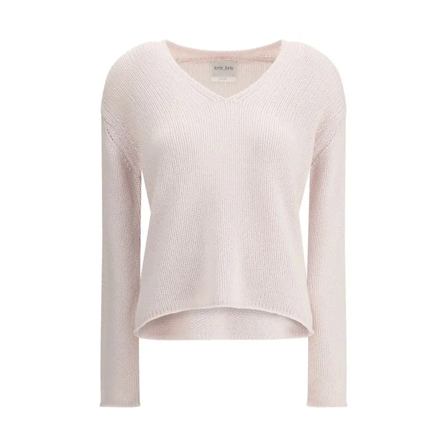 Forte_Forte Cashmere and wool V-neck Sweater Forte_Forte