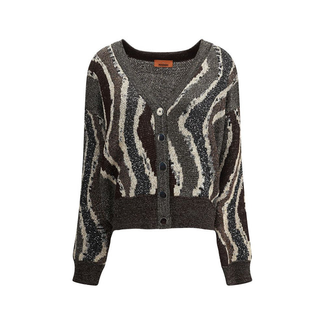Missoni Wave pattern boxy Cardigan Missoni