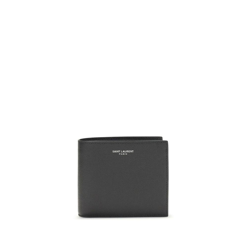 Saint Laurent Black Calf Leather Bos Taurus Wallet Saint Laurent