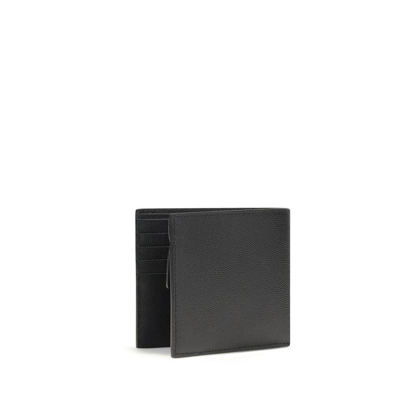 Saint Laurent Black Calf Leather Bos Taurus Wallet Saint Laurent