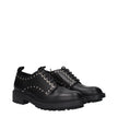 Max Mara Black Leather Oxfords And Derbies Max Mara