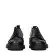 Max Mara Black Leather Oxfords And Derbies Max Mara