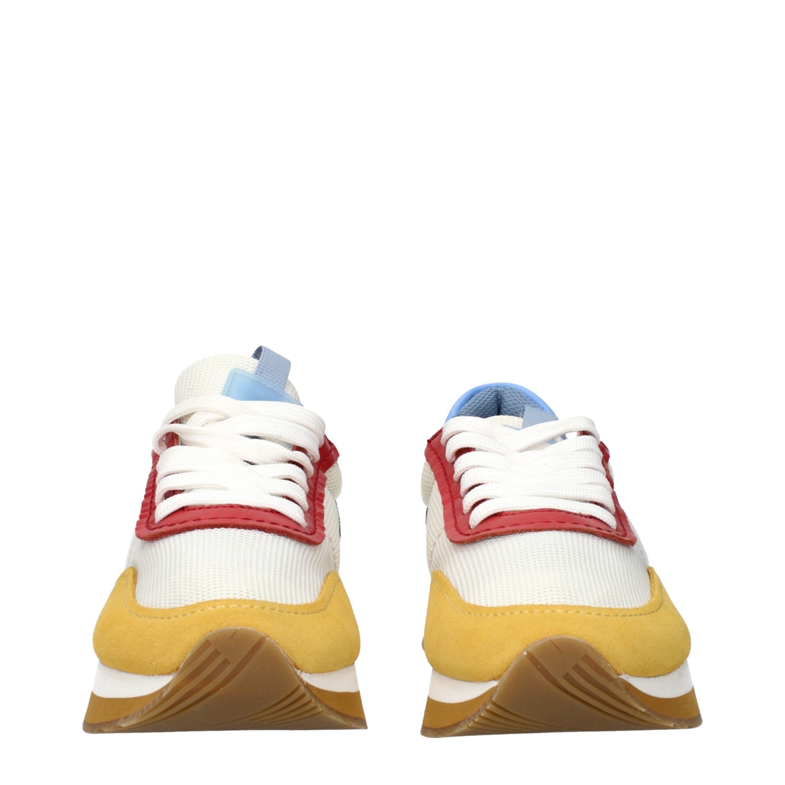 Max Mara White Fabric Low Tops Max Mara