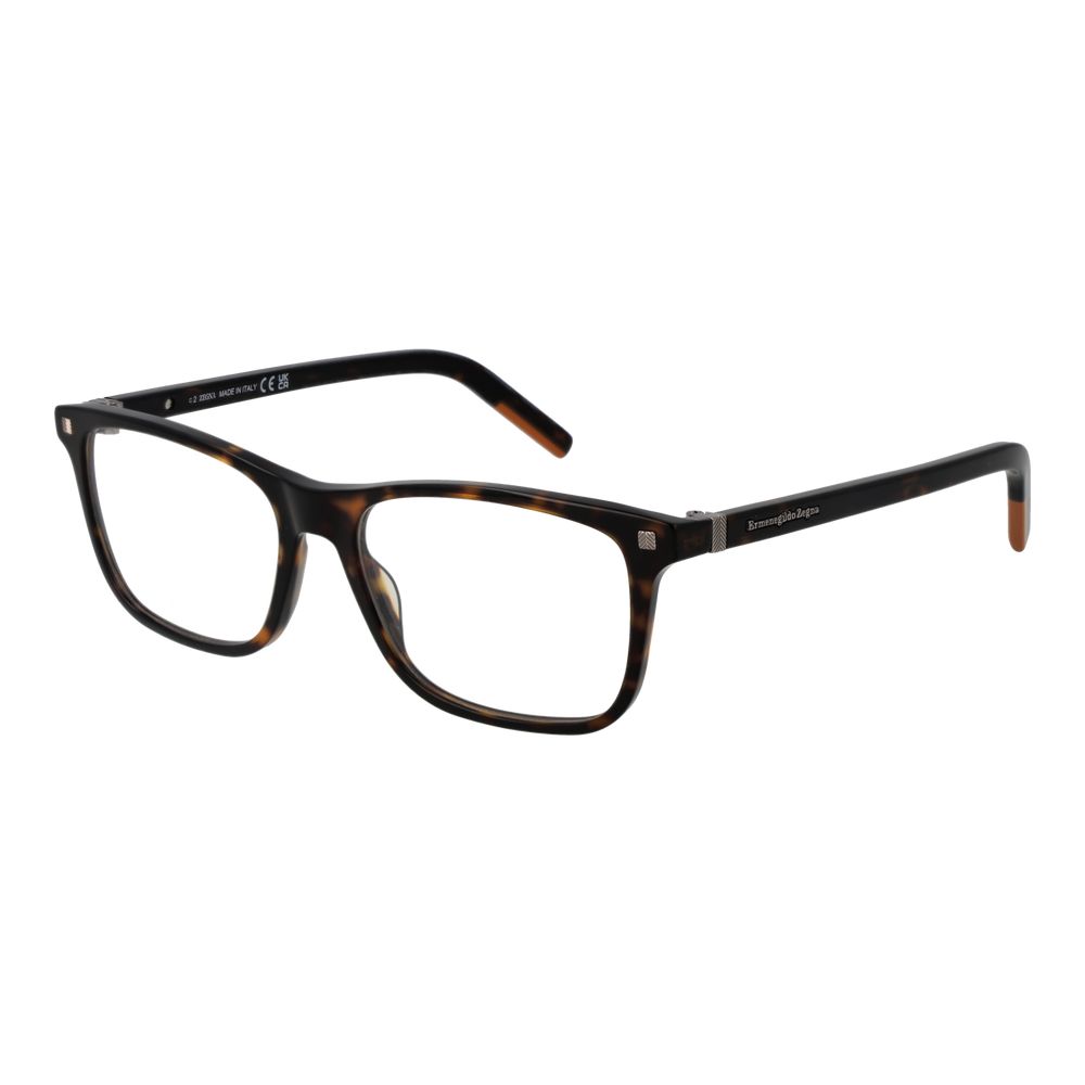 Ermenegildo Zegna Brown Men Glasses Frame Ermenegildo Zegna