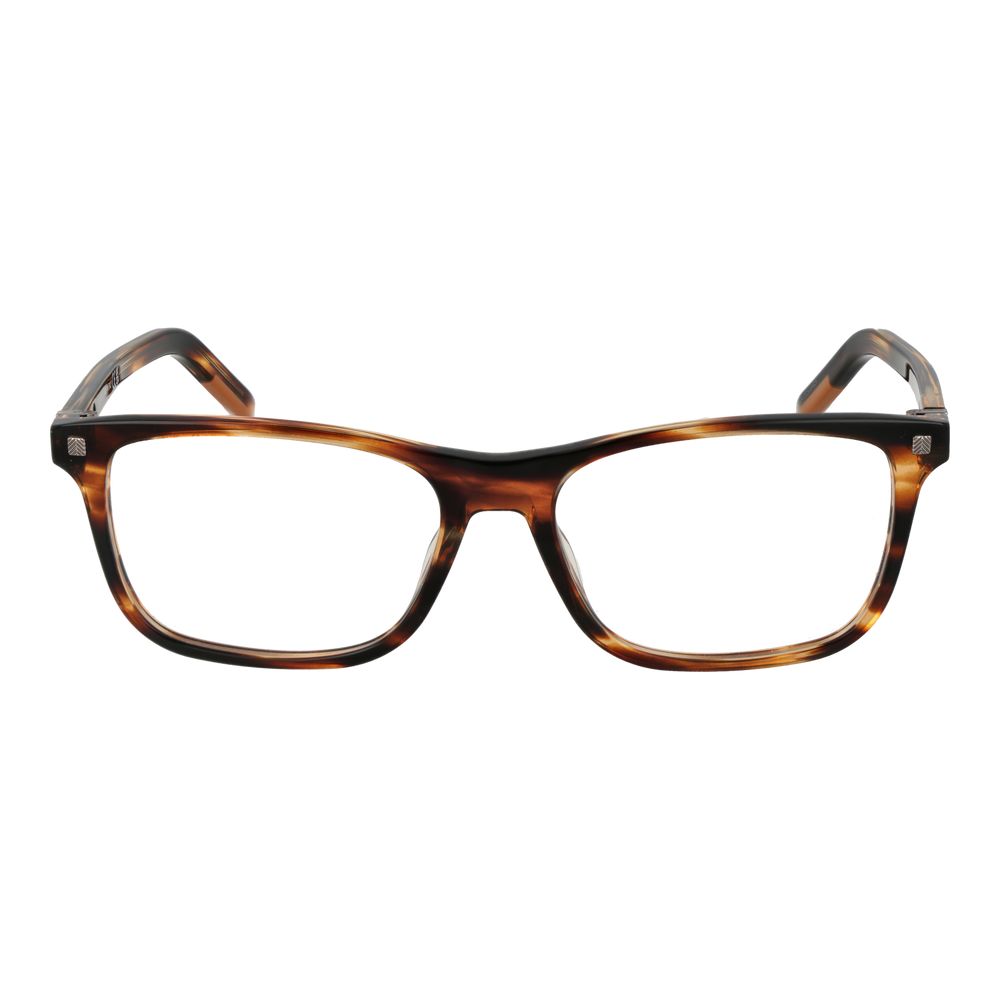 Ermenegildo Zegna Brown Men Glasses Frame Ermenegildo Zegna