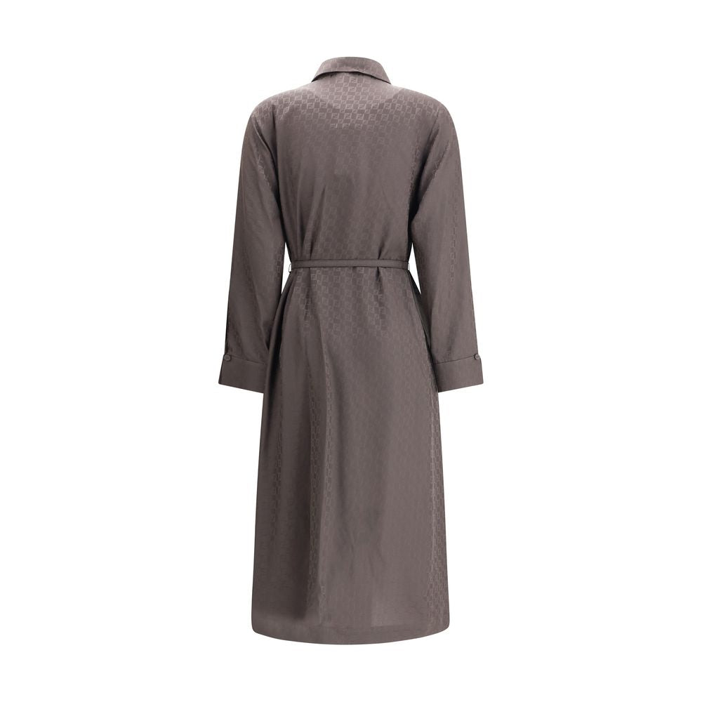 Fendi FF silk jacquard Dress Fendi